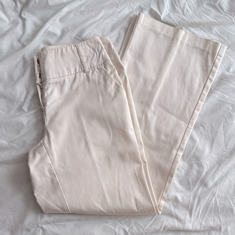 New York & Company Low Rise Straight Leg Trousers
